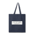 Canine Confetti-Tote Bag - navy